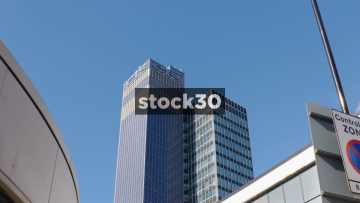 Zoom In To The Cooperative Insurance CIS Building In Manchester, UK