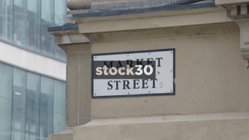 Manchester Market Street, Deansgate And Castlefield Signs, UK