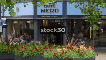 Caffe Nero On Ironmarket In Newcastle Under Lyme, UK