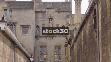 Hertford College Building In Oxford, Two Shots, UK