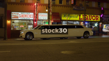 Fast Food Joints And Liquor Store In Hollywood, Los Angeles, USA