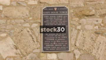 Plaques On Wall Of God's House Tower In Southampton, UK